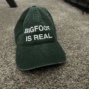 Bigfoot is Real Wicked Clothes Forrest Green Hat